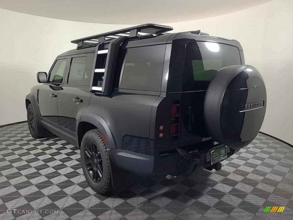 Santorini Black Metallic 2023 Land Rover Defender 130 SE Exterior Photo #146645481