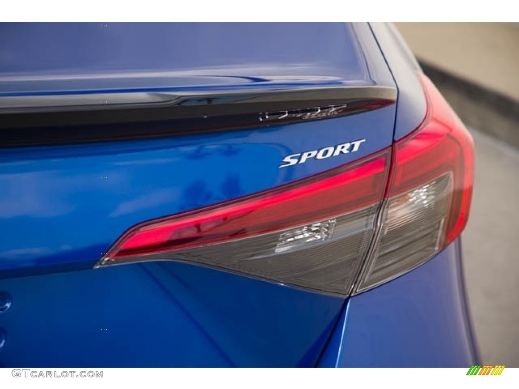 2024 Civic Sport Sedan - Aegean Blue Metallic / Black photo #7
