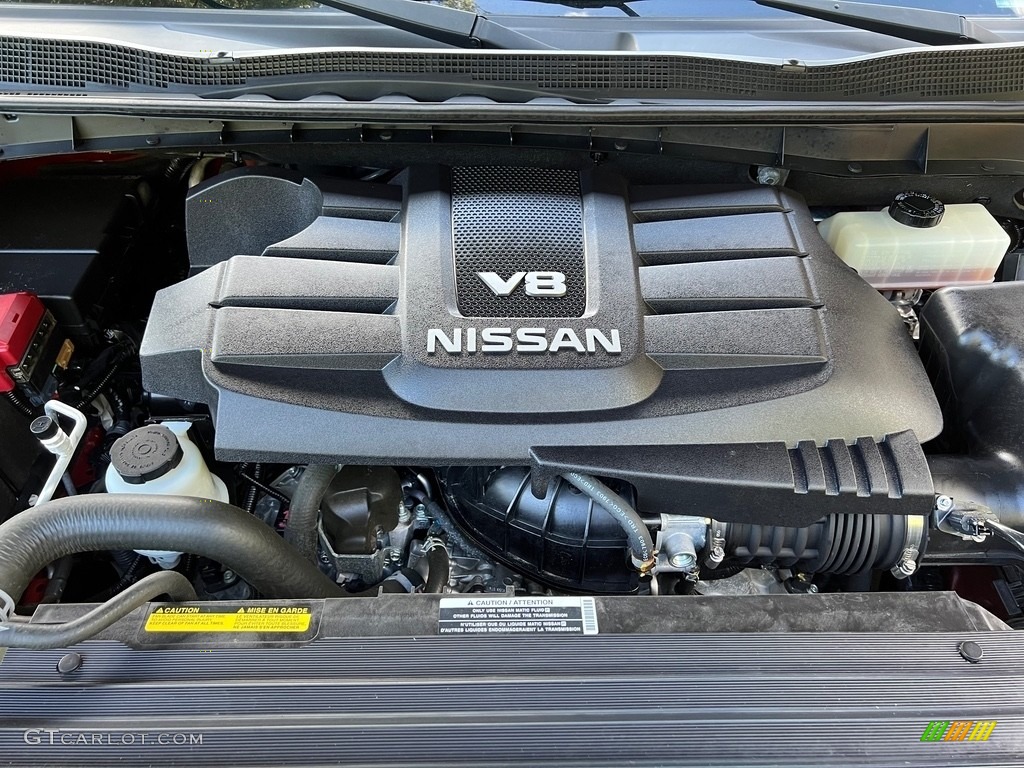 2020 Nissan Titan Platinum Reserve Crew Cab 4x4 Engine Photos