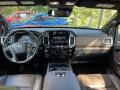 2020 Nissan Titan Black/Brown Interior Dashboard Photo