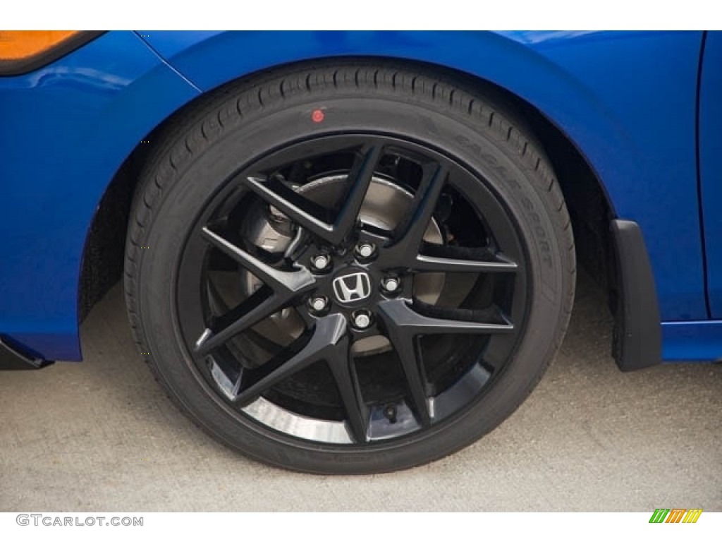 2024 Civic Sport Sedan - Aegean Blue Metallic / Black photo #13