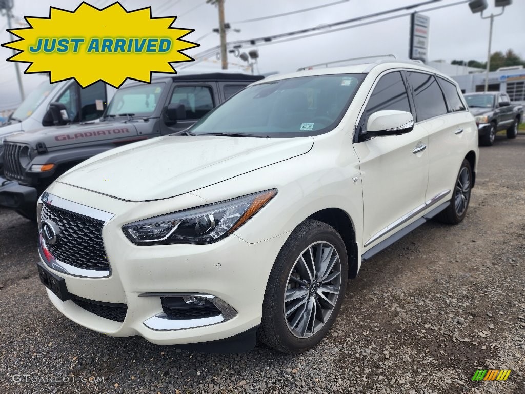 2020 QX60 Luxe AWD - Majestic White / Java photo #1