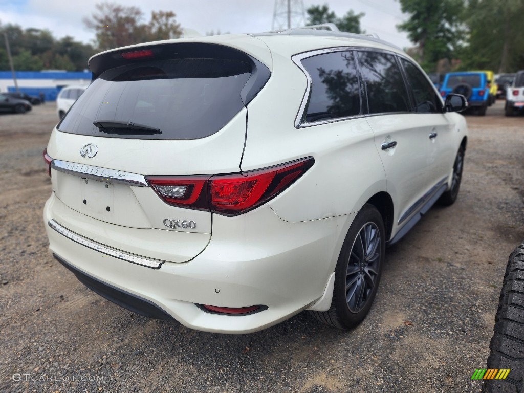 2020 QX60 Luxe AWD - Majestic White / Java photo #3