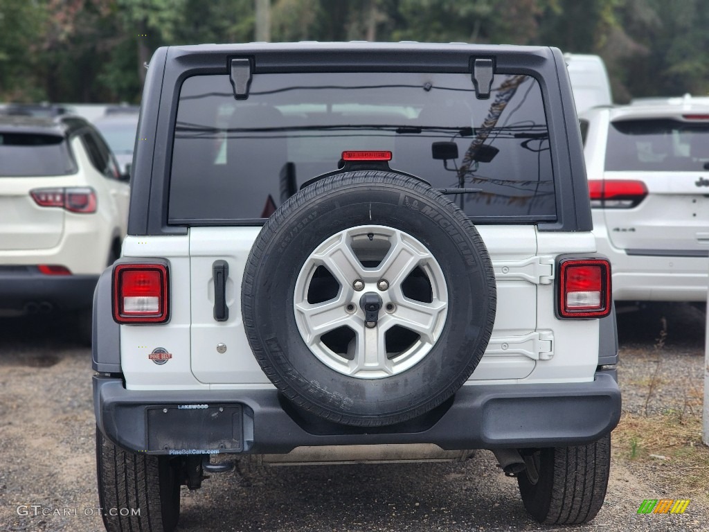 2020 Wrangler Unlimited Sport 4x4 - Bright White / Black photo #4