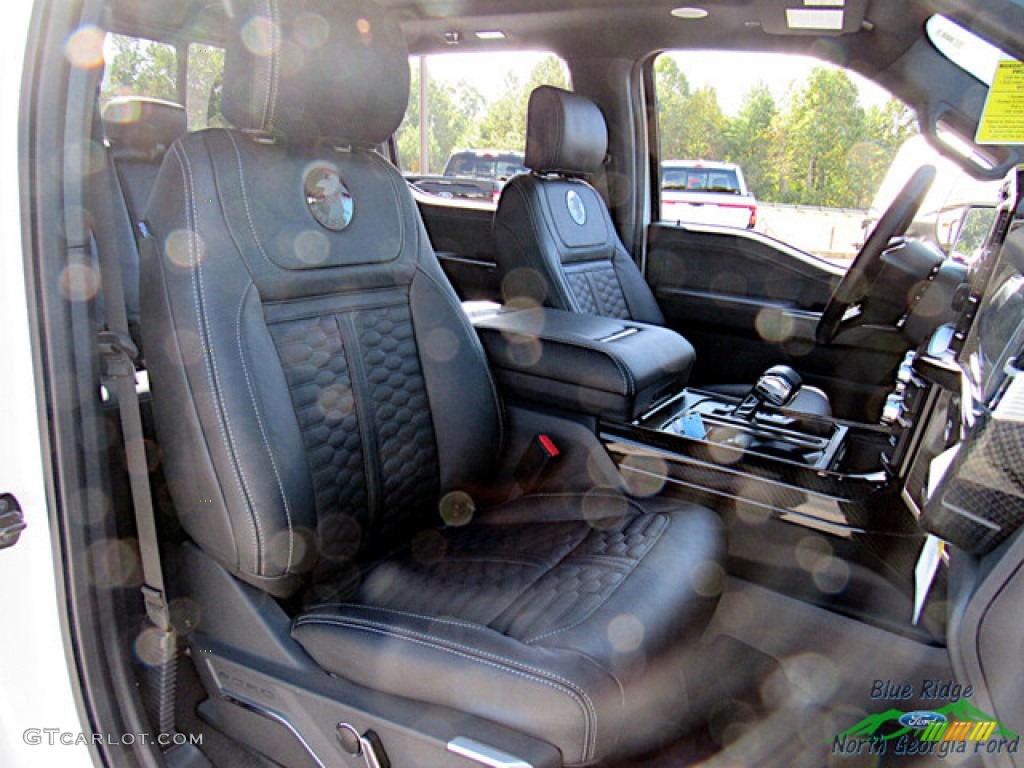 Black Interior 2023 Ford F150 Shelby Centennial Edition SuperCrew 4x4 Photo #146646194