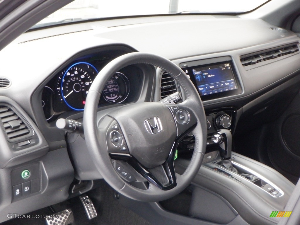 2021 HR-V Sport AWD - Modern Steel Metallic / Black photo #9
