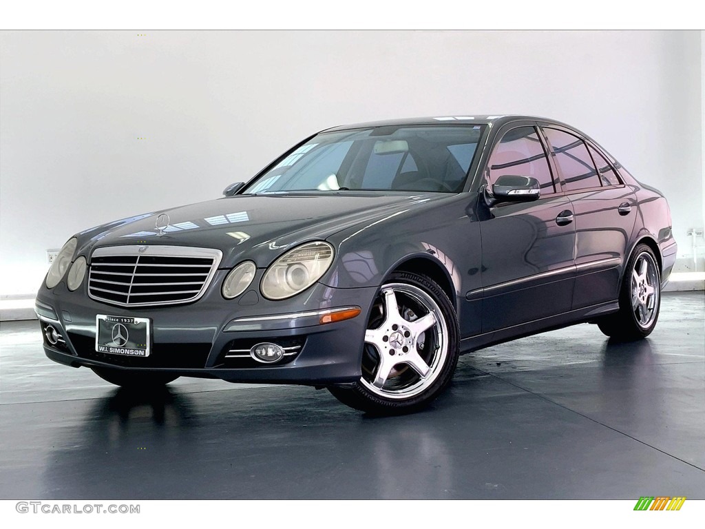 Flint Grey Metallic 2007 Mercedes-Benz E 350 Sedan Exterior Photo #146646356