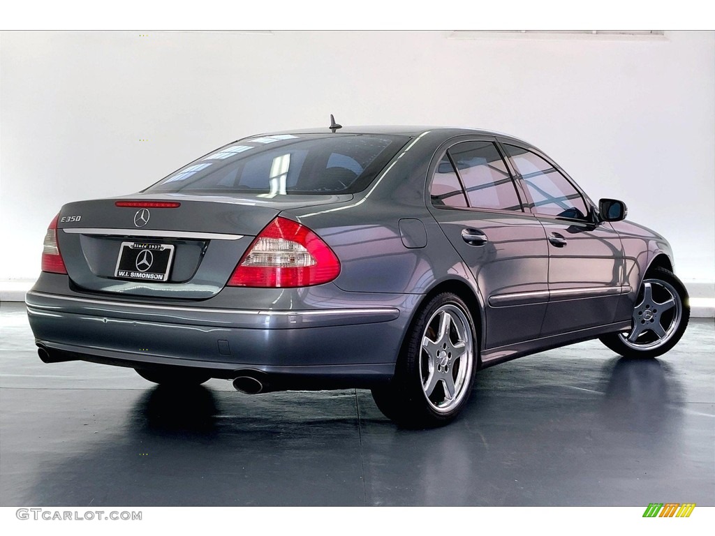 2007 E 350 Sedan - Flint Grey Metallic / Black photo #13