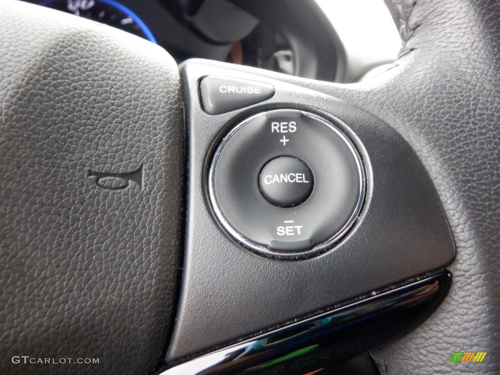 2021 Honda HR-V Sport AWD Black Steering Wheel Photo #146646421
