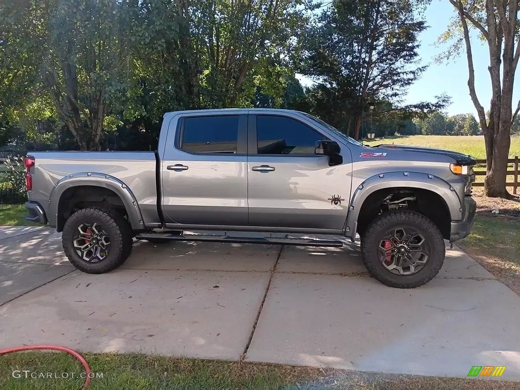2020 Silverado 1500 RST Crew Cab 4x4 - Satin Steel Metallic / Jet Black photo #2