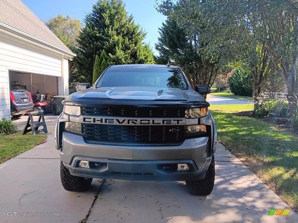 2020 Silverado 1500 RST Crew Cab 4x4 - Satin Steel Metallic / Jet Black photo #3