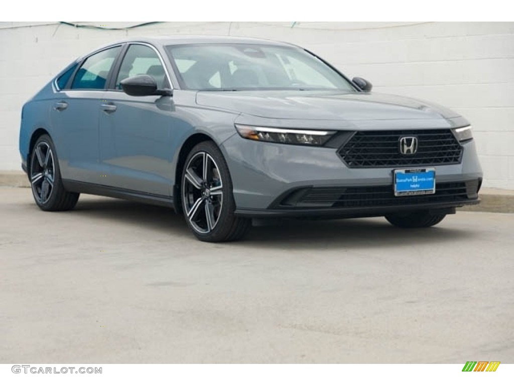 Urban Gray Pearl 2024 Honda Accord Sport Hybrid Exterior Photo