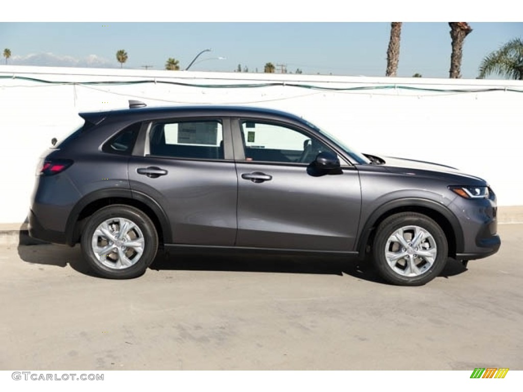 Modern Steel Metallic 2024 Honda HR-V LX Exterior Photo #146647292