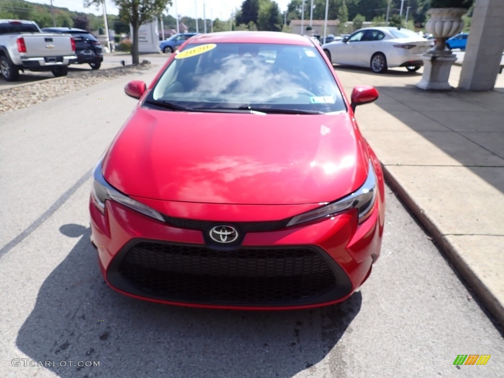 2020 Corolla LE - Barcelona Red Metallic / Light Gray photo #3