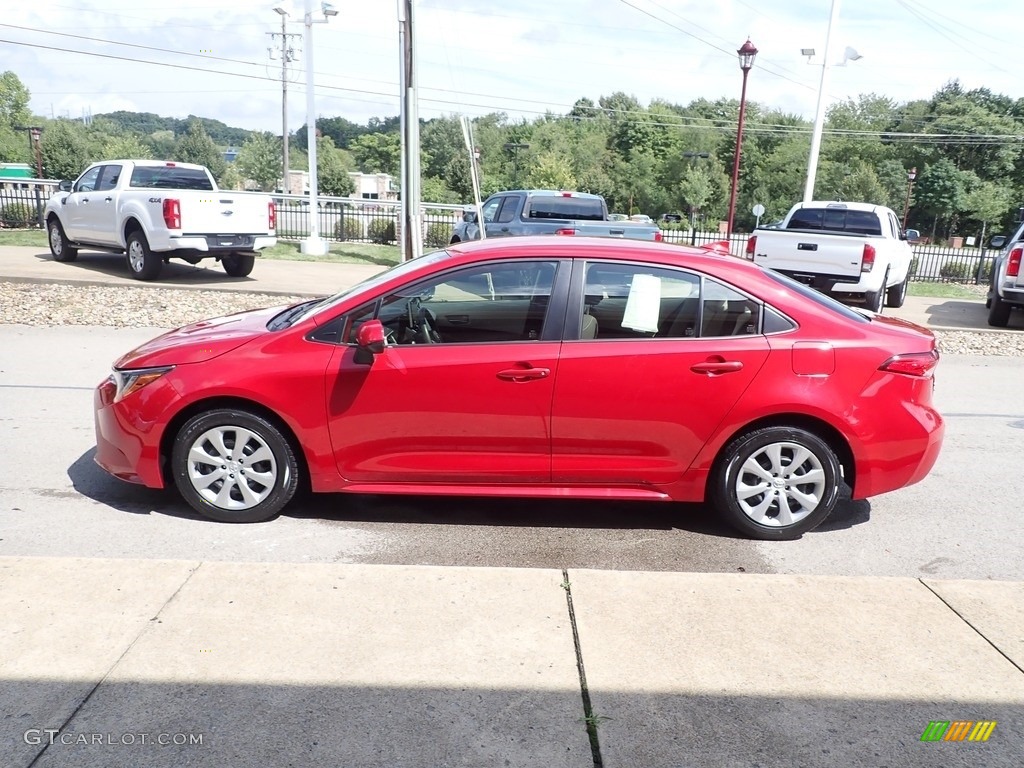 2020 Corolla LE - Barcelona Red Metallic / Light Gray photo #5