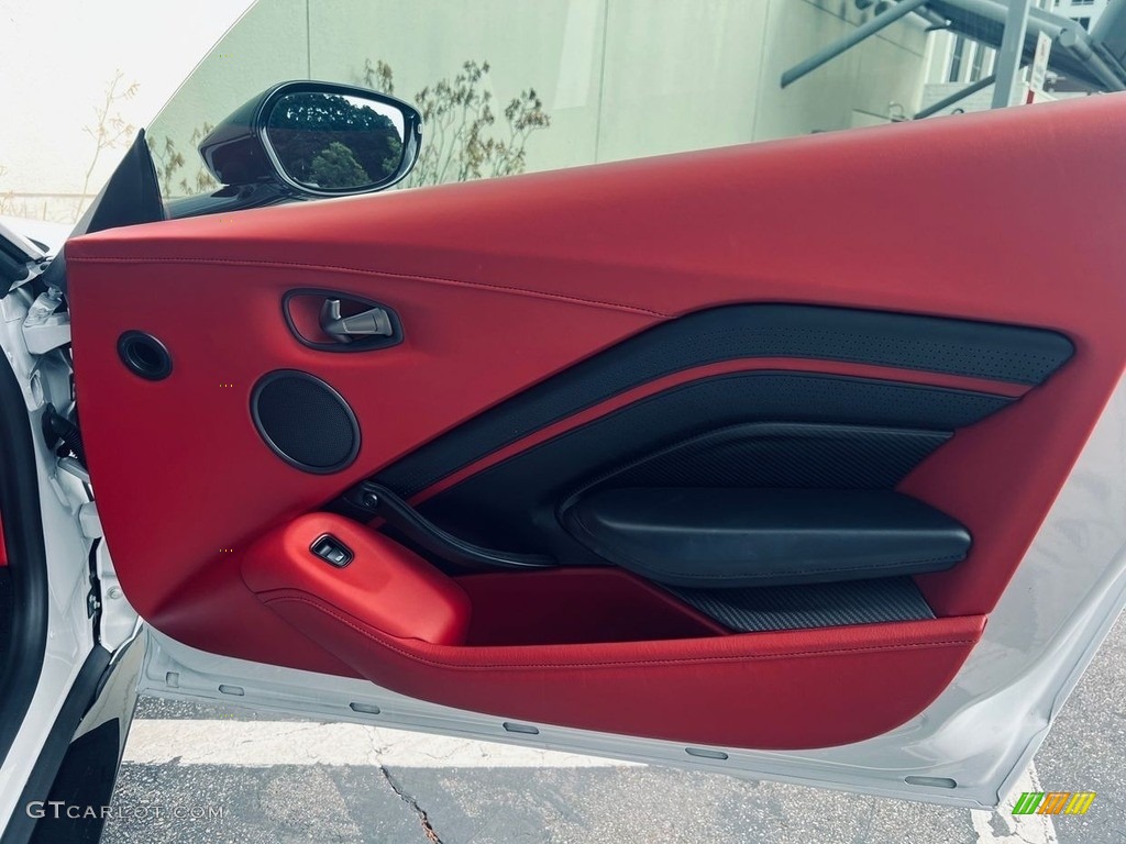 2019 Aston Martin Vantage Coupe Chancellor Red Door Panel Photo #146647904