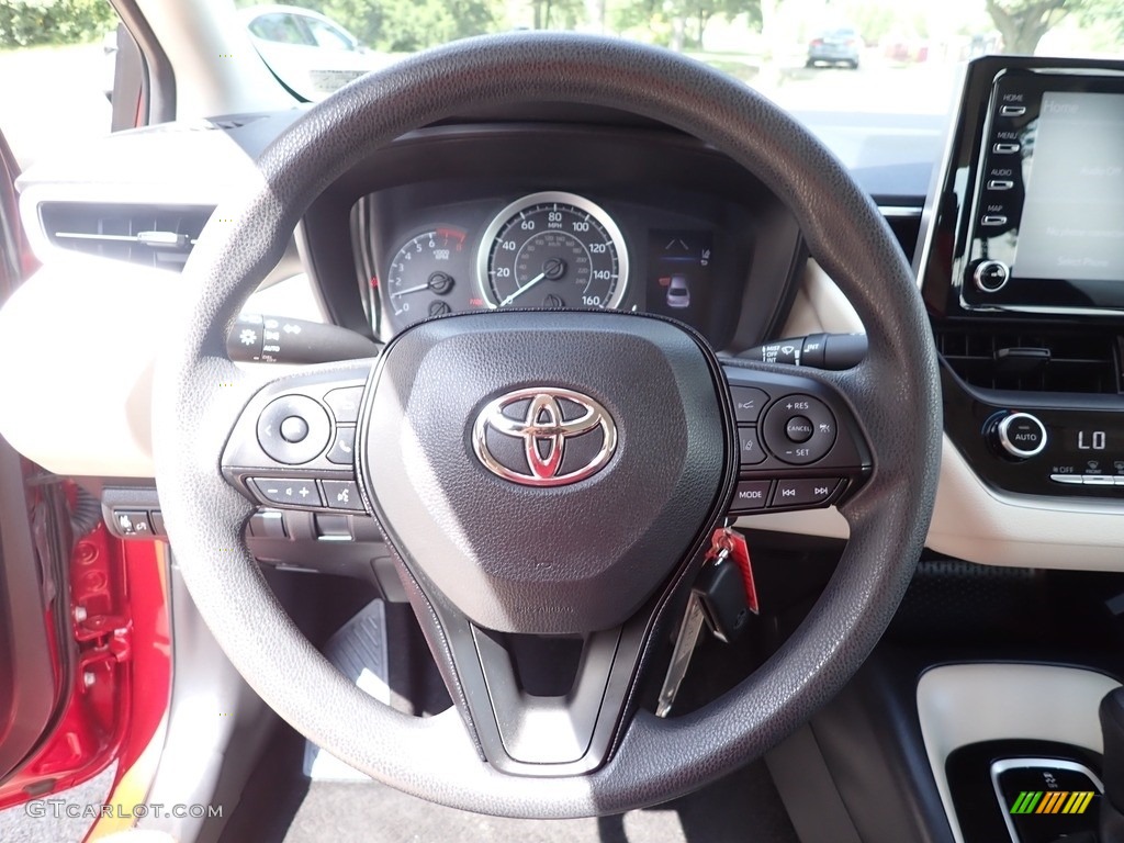 2020 Corolla LE - Barcelona Red Metallic / Light Gray photo #19