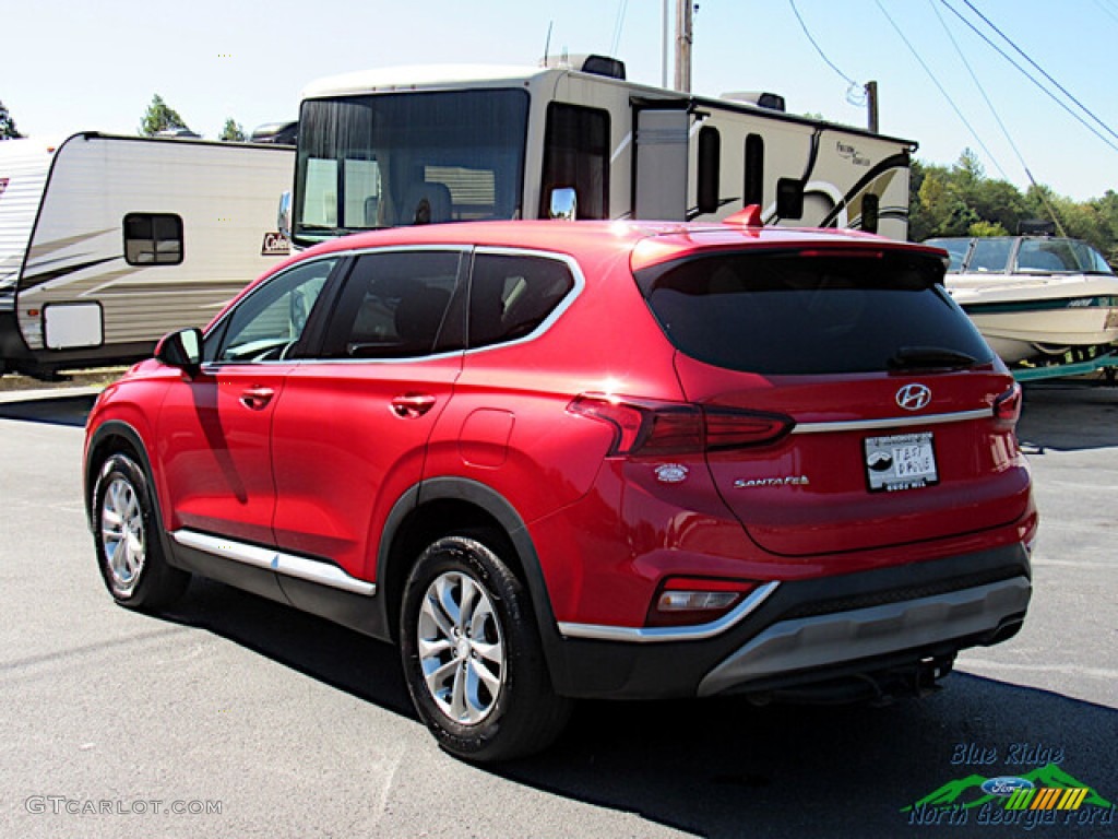2020 Santa Fe SEL AWD - Calypso Red / Black photo #3