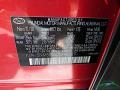 Y2E: Calypso Red 2020 Hyundai Santa Fe SEL AWD Color Code