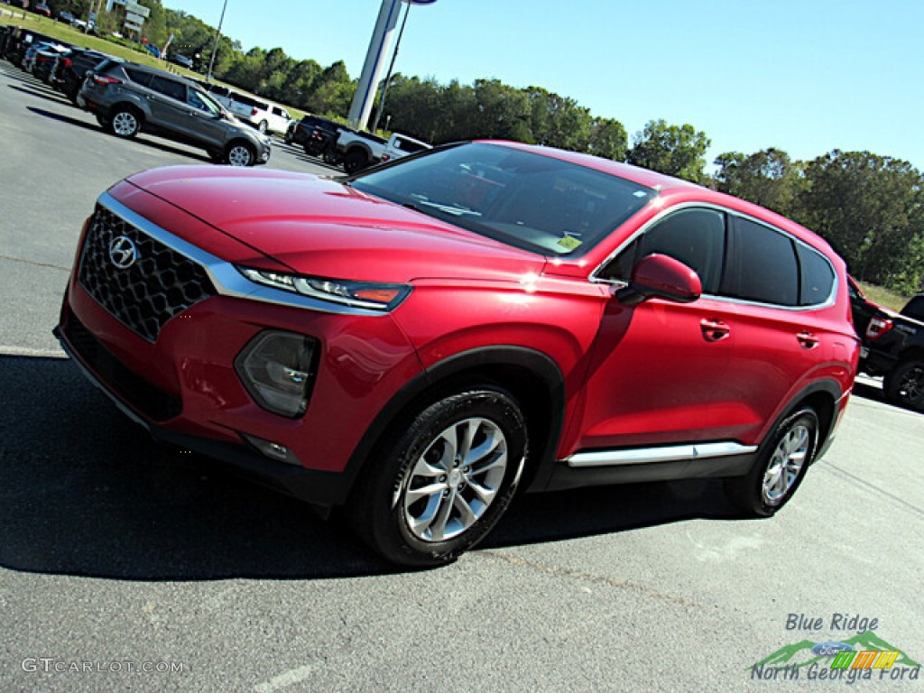 2020 Santa Fe SEL AWD - Calypso Red / Black photo #20