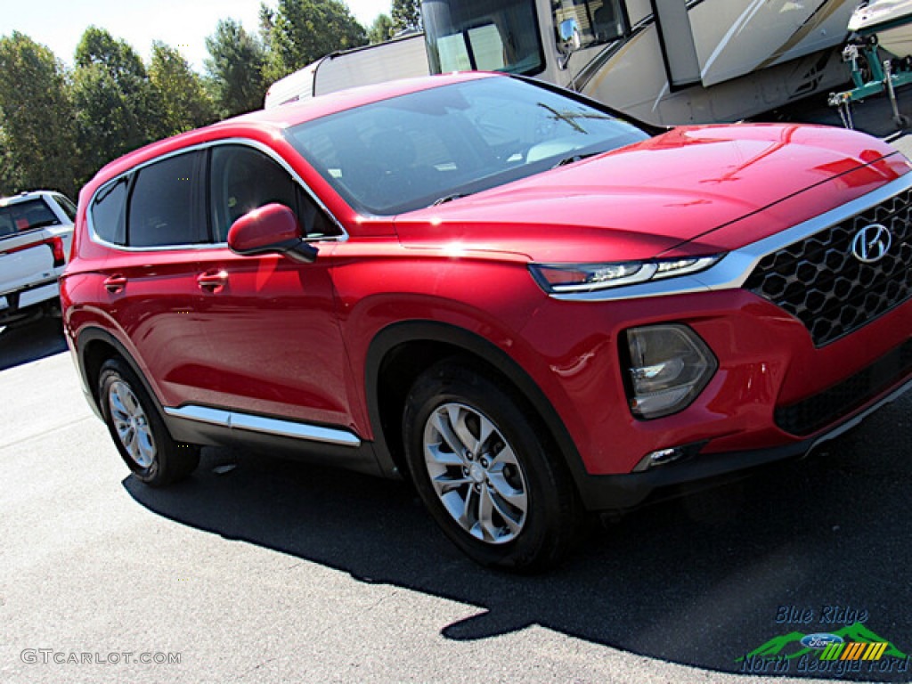 2020 Santa Fe SEL AWD - Calypso Red / Black photo #21