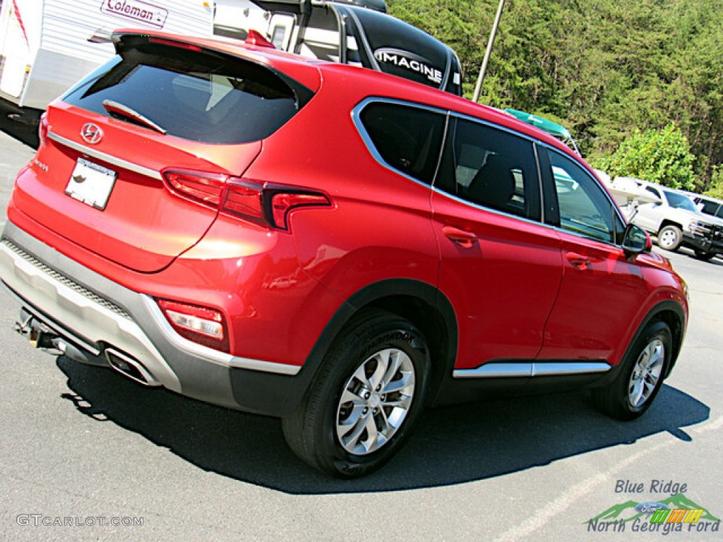 2020 Santa Fe SEL AWD - Calypso Red / Black photo #22