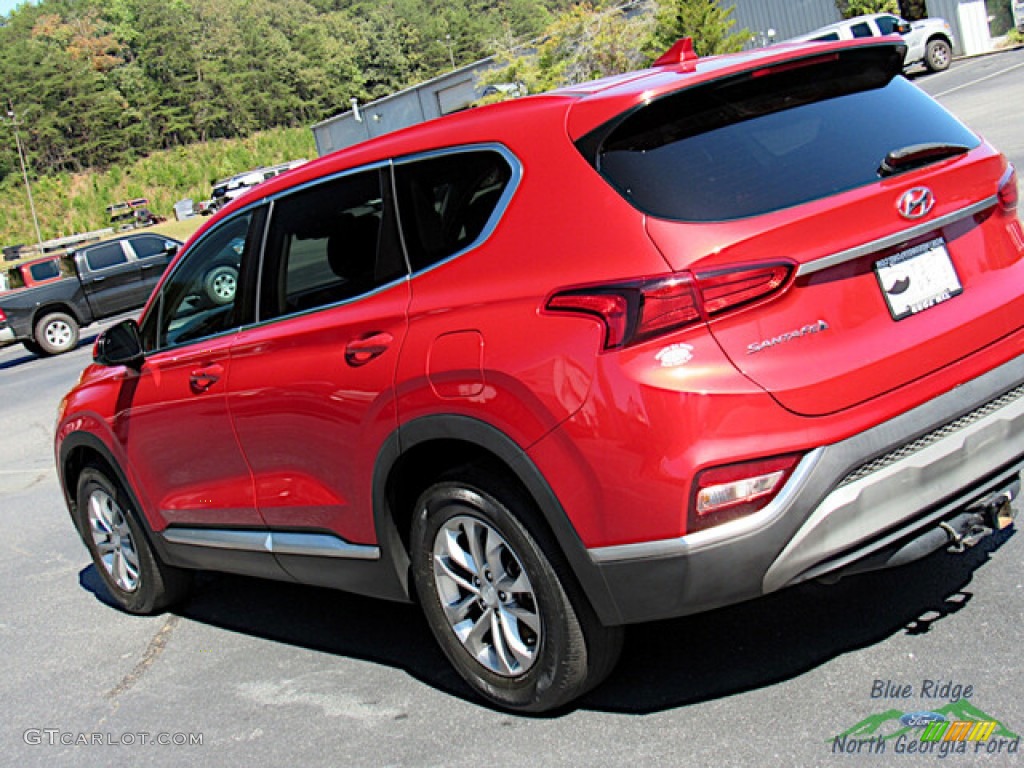 2020 Santa Fe SEL AWD - Calypso Red / Black photo #23