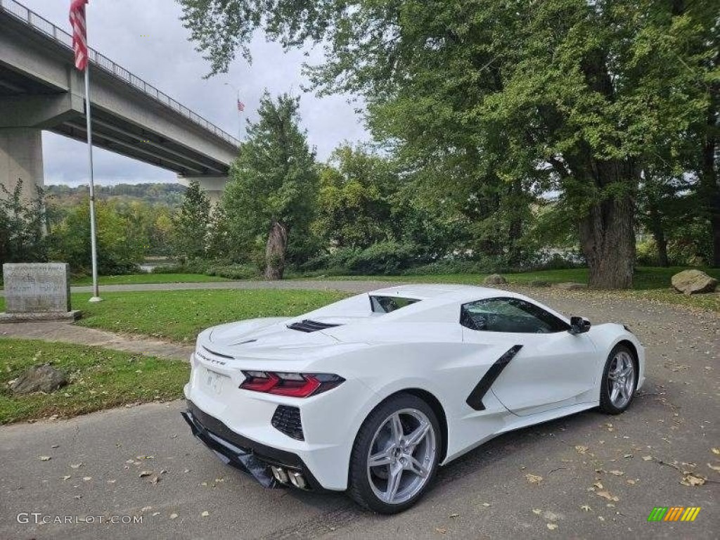 2024 Corvette Stingray Convertible - Arctic White / Adrenaline Red photo #2