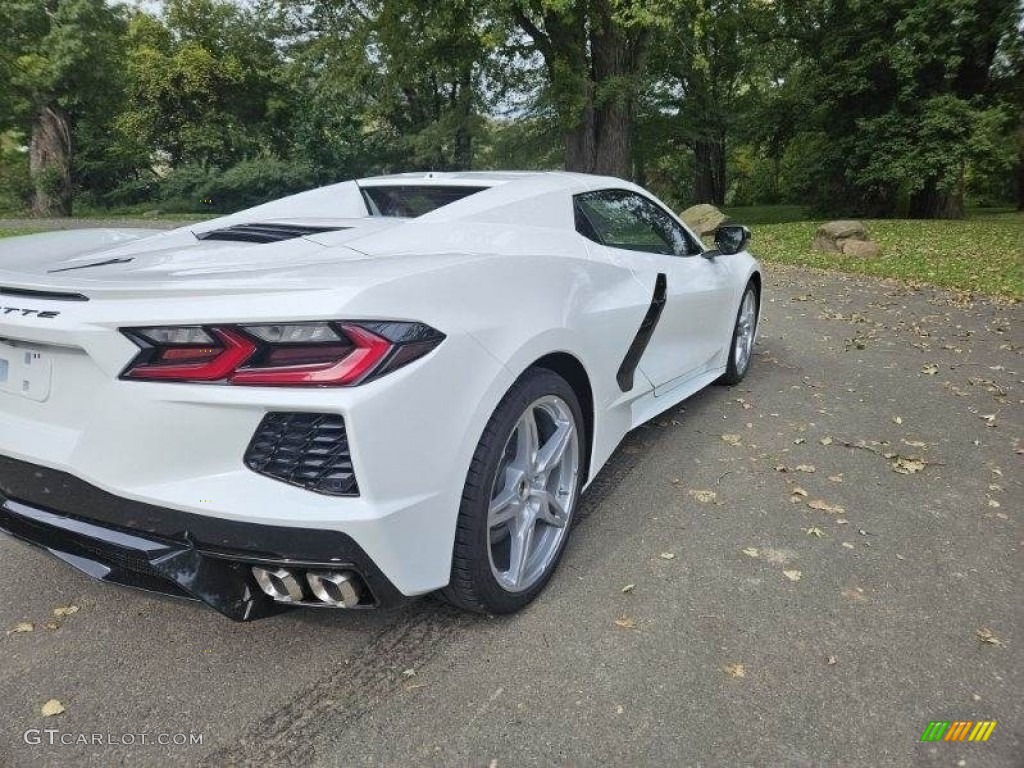 2024 Corvette Stingray Convertible - Arctic White / Adrenaline Red photo #3