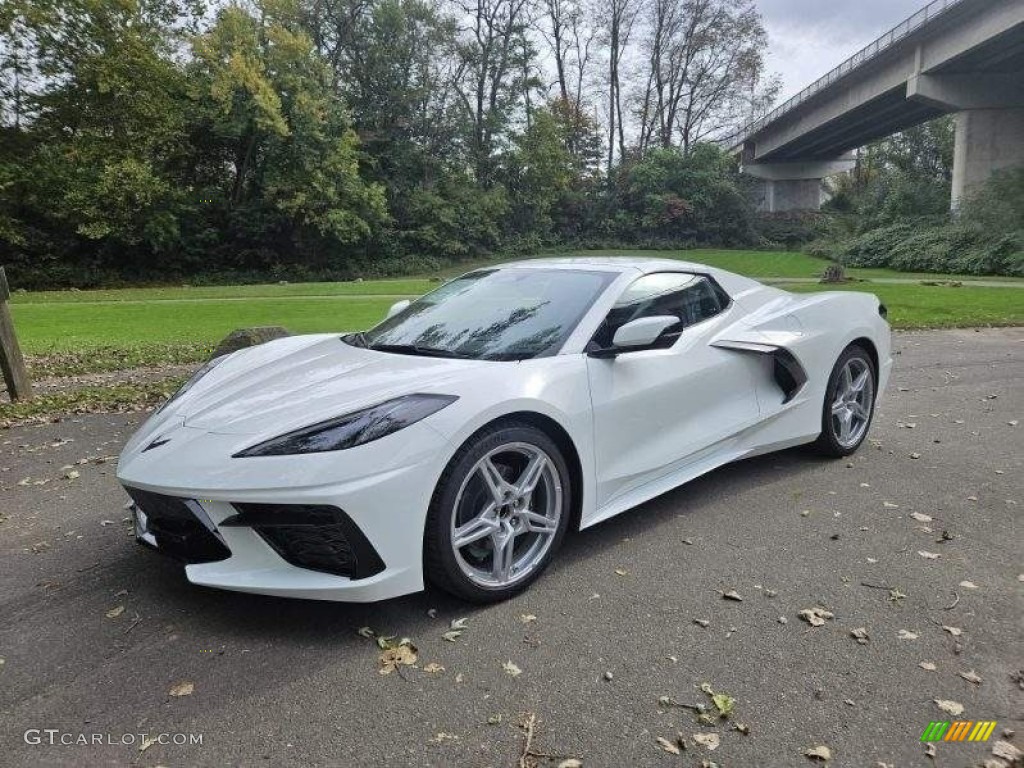 2024 Corvette Stingray Convertible - Arctic White / Adrenaline Red photo #8