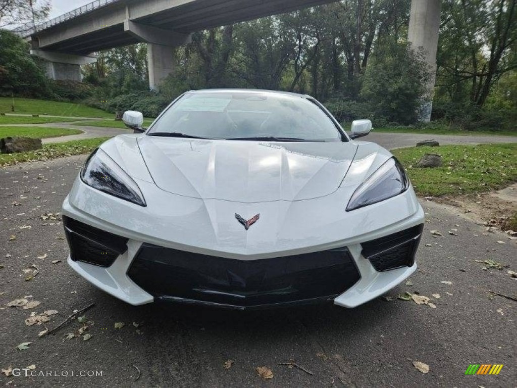 2024 Corvette Stingray Convertible - Arctic White / Adrenaline Red photo #9