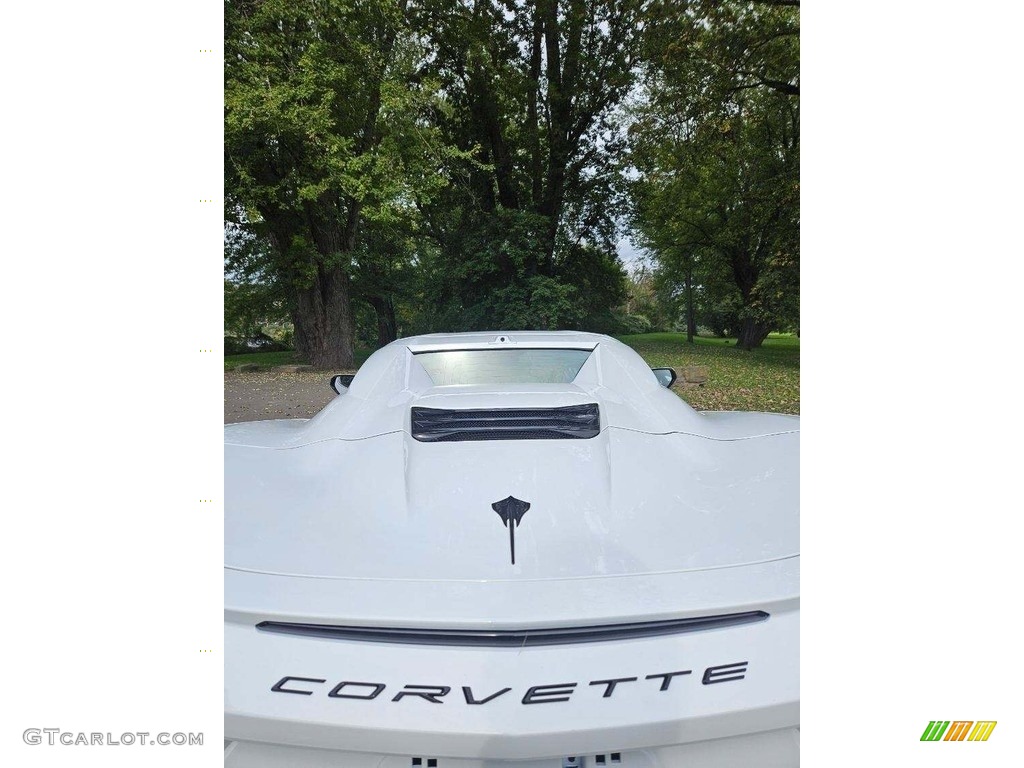 2024 Corvette Stingray Convertible - Arctic White / Adrenaline Red photo #10