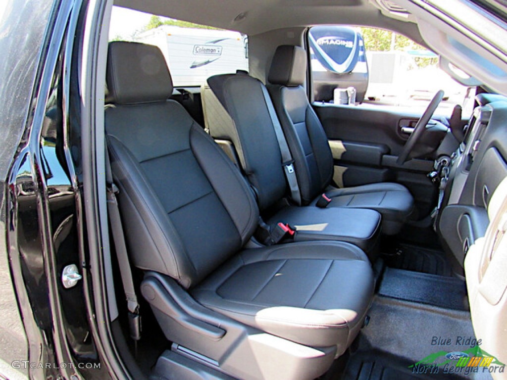 Jet Black Interior 2019 Chevrolet Silverado 1500 WT Regular Cab Photo #146648669