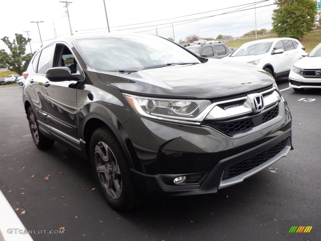2019 CR-V EX-L AWD - Crystal Black Pearl / Black photo #6