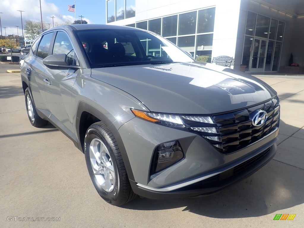 2024 Tucson SE AWD - Hampton Gray / Black photo #9
