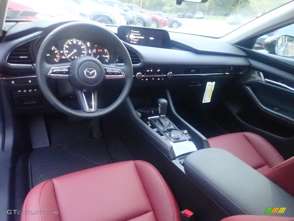 Red Interior 2023 Mazda Mazda3 2.5 S Carbon Edition Sedan Photo #146649306