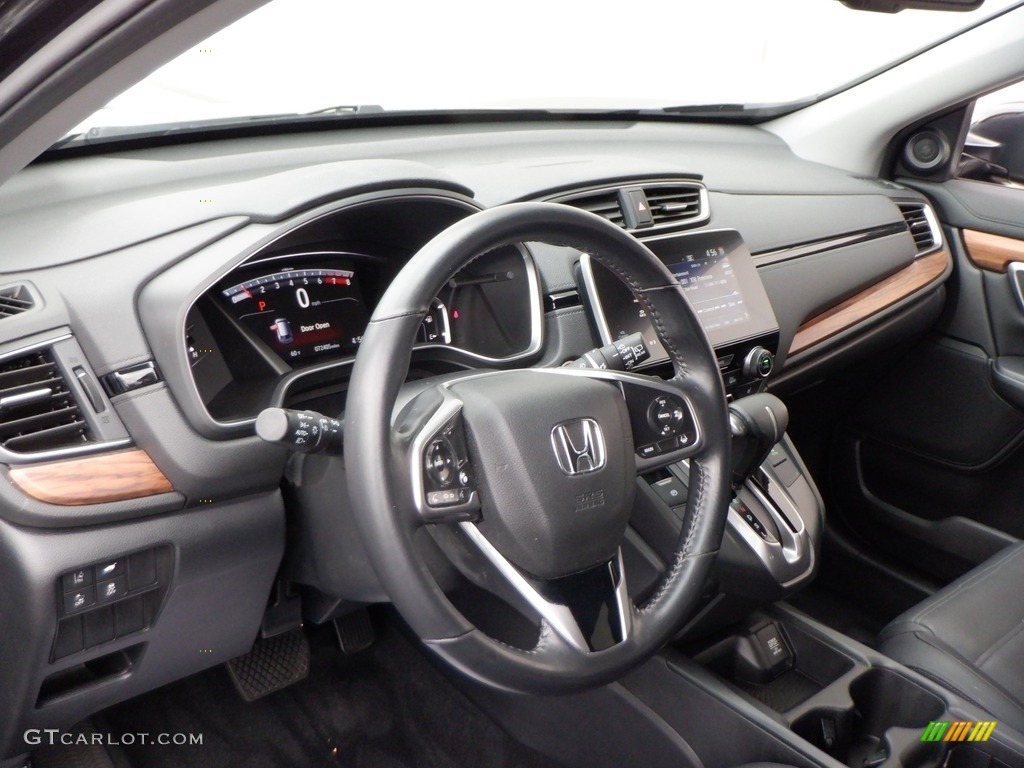 2019 CR-V EX-L AWD - Crystal Black Pearl / Black photo #11