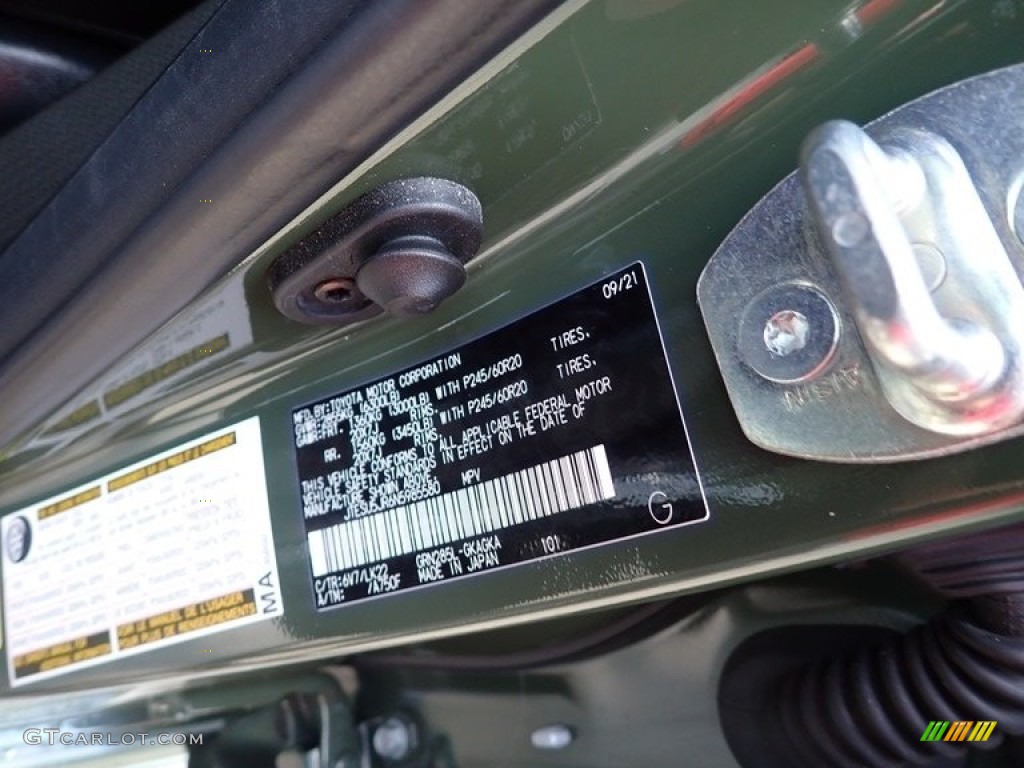 2022 4Runner SR5 - Army Green / Black/Graphite photo #20