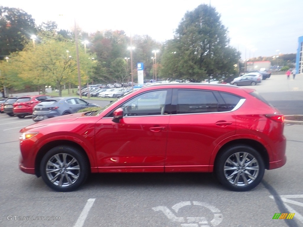 2024 CX-5 S Premium Plus AWD - Soul Red Crystal Metallic / Parchment photo #6