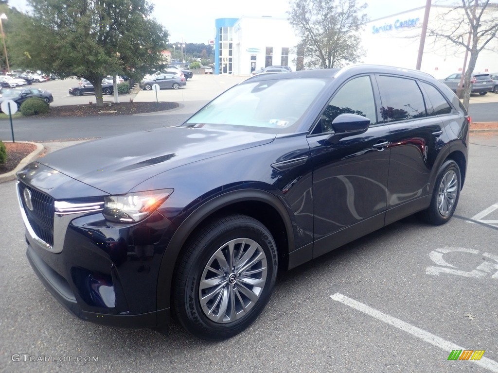 Deep Crystal Blue Mica 2024 Mazda CX-90 Preferred Plus AWD Exterior Photo #146650068