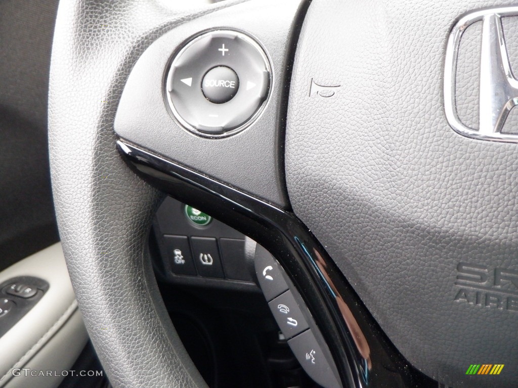 2021 Honda HR-V LX AWD Gray Steering Wheel Photo #146650284