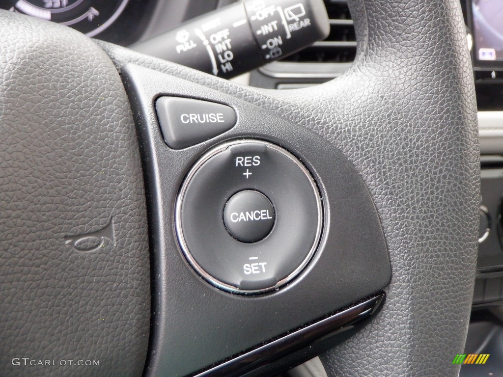 2021 Honda HR-V LX AWD Gray Steering Wheel Photo #146650302