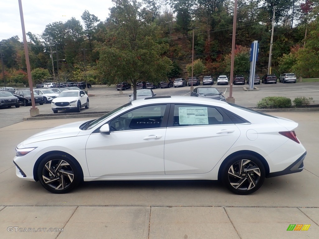 2024 Elantra SEL - Serenity White / Black photo #6