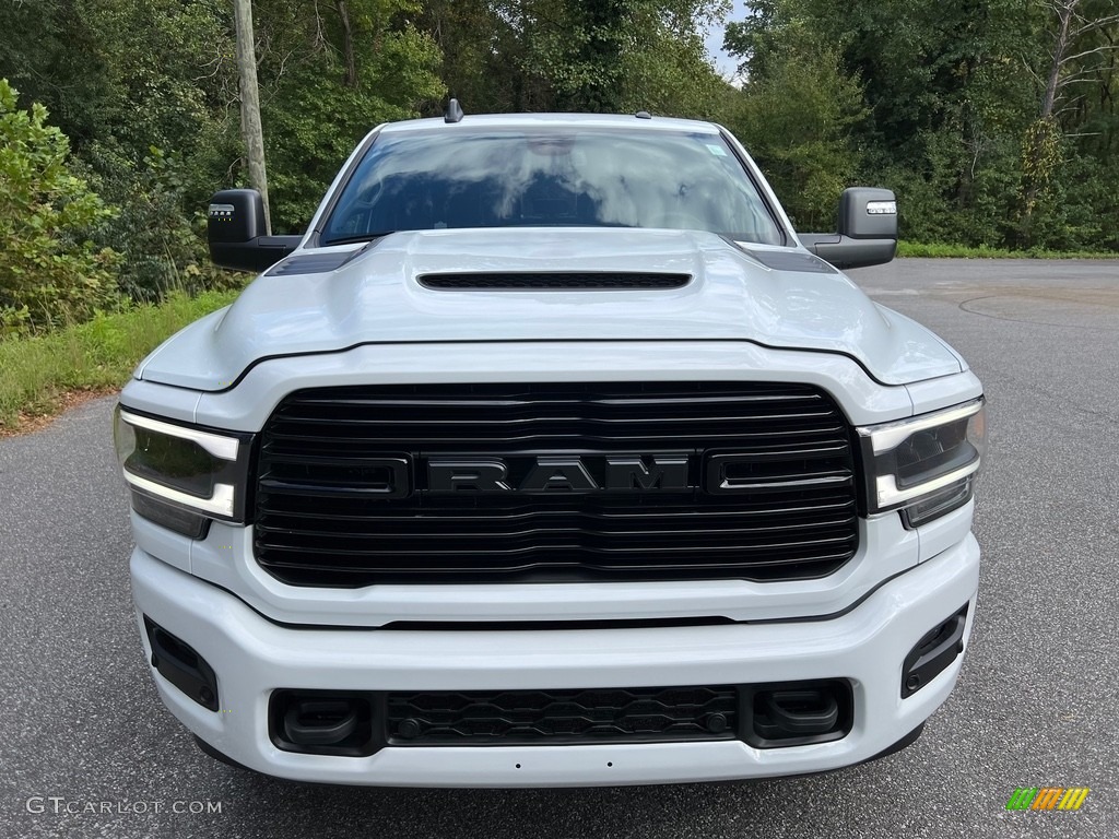 2024 2500 Laramie Night Edition Crew Cab 4x4 - Bright White / Black photo #3