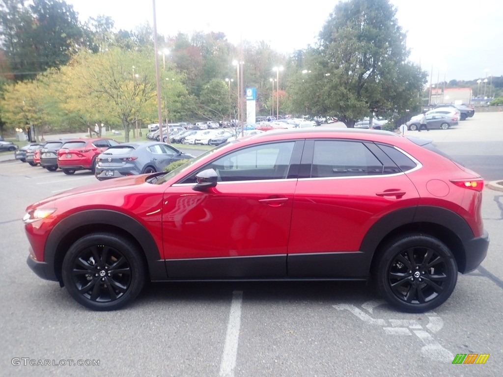 2023 CX-30 Turbo Premium AWD - Soul Red Crystal Metallic / Black photo #6