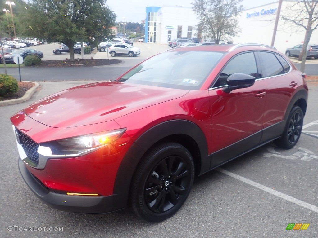 2023 CX-30 Turbo Premium AWD - Soul Red Crystal Metallic / Black photo #7