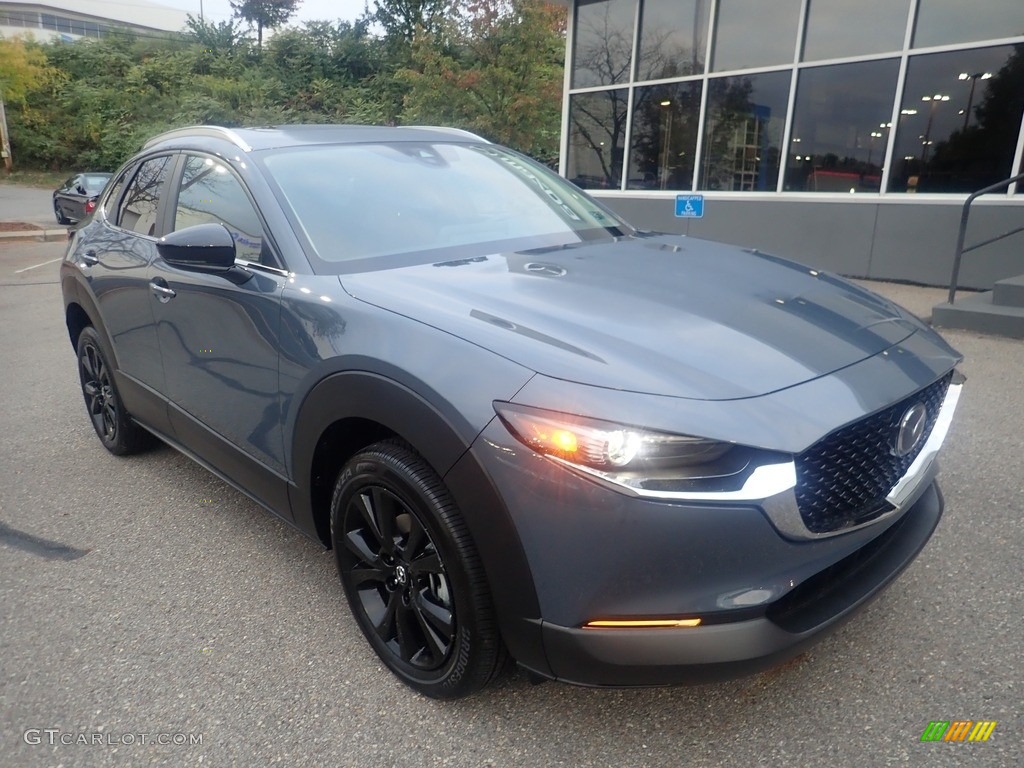 2023 CX-30 S Carbon Edition AWD - Polymetal Gray Metallic / Red photo #9