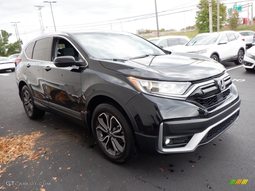 2020 CR-V EX-L AWD - Crystal Black Pearl / Black photo #4