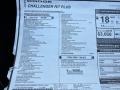 2023 Dodge Challenger R/T Plus Window Sticker
