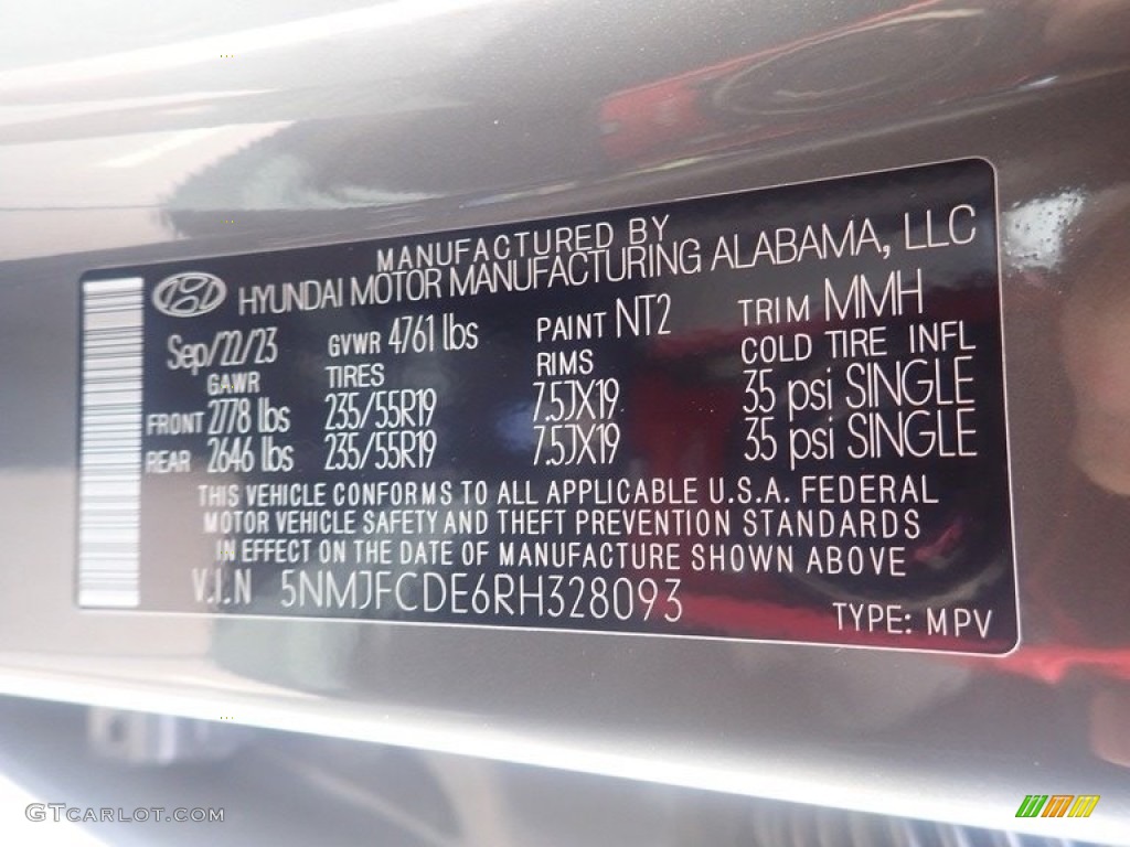 2024 Tucson SEL AWD - Hampton Gray / Gray photo #18